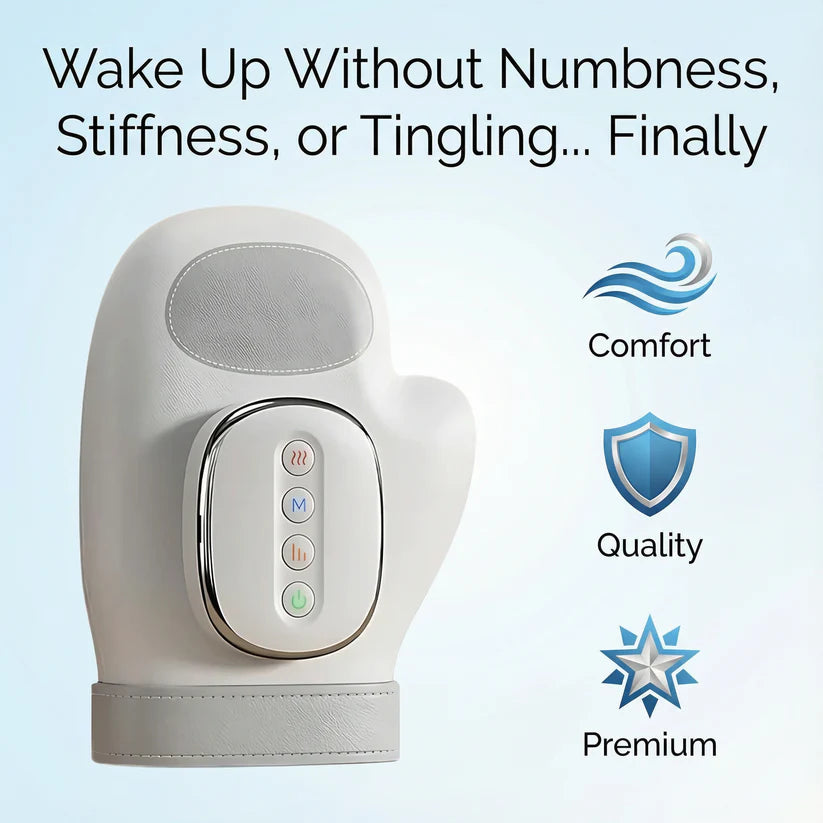 Recharged Living™ Heated Compression Hand Massager