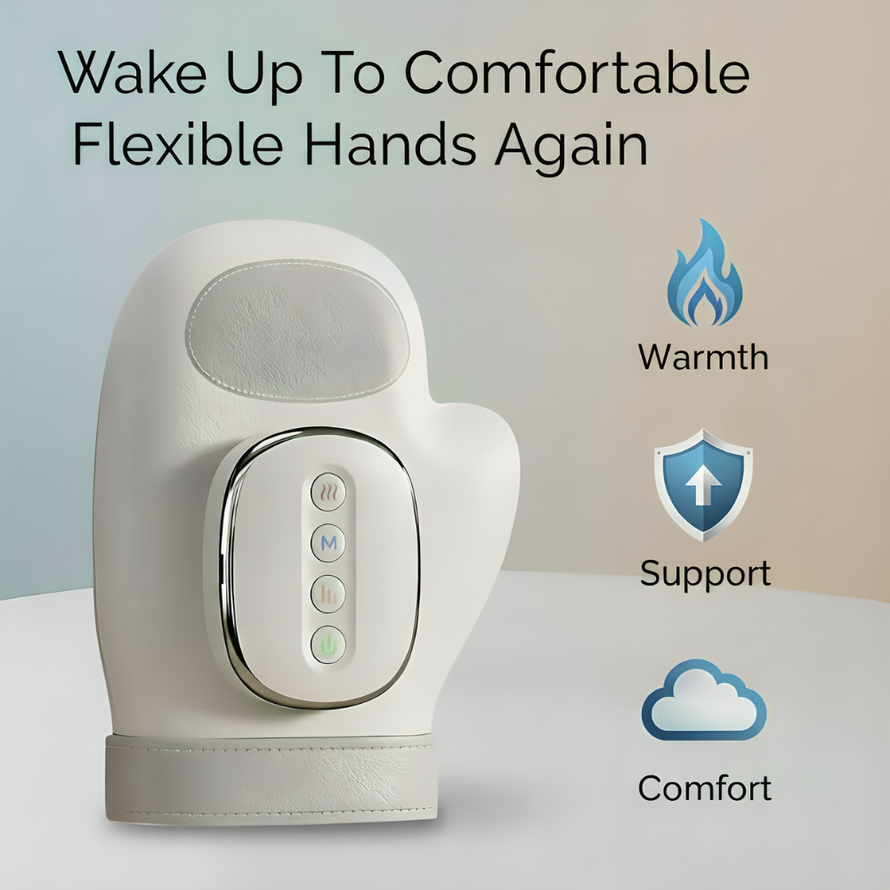 Recharged Living™ Heated Compression Hand Massager