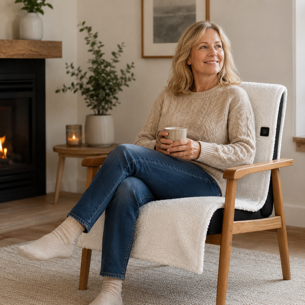 WarmRest™ USB Heated Chair Pad