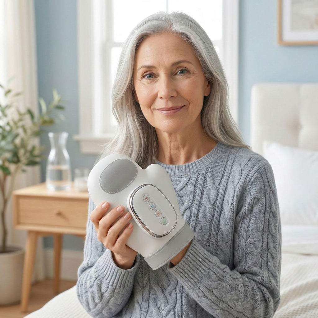 Recharged Living™ Heated Compression Hand Massager