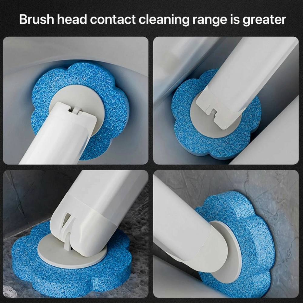 ZeroTouch™ Toilet Brush + 30 Replaceable Heads