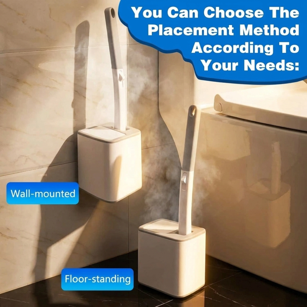 ZeroTouch™ Toilet Brush + 30 Replaceable Heads