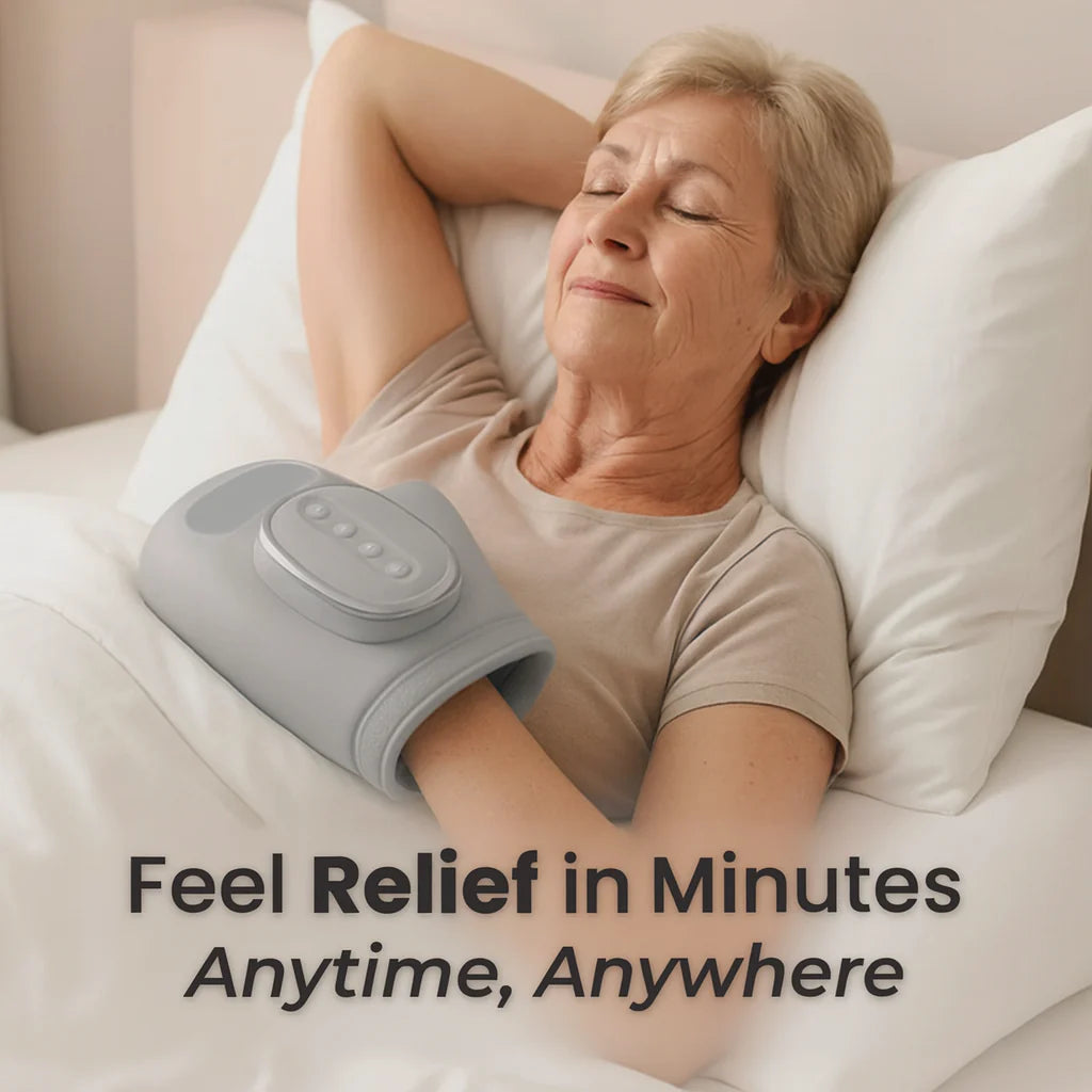 Recharged Living™ Heated Compression Hand Massager