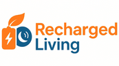 Recharged Living logo – Black Friday orange
